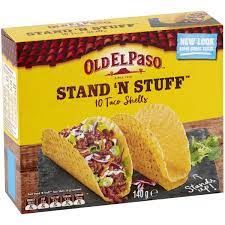 Old El Paso Stand N Stuff Taco Shells 10pk 140g