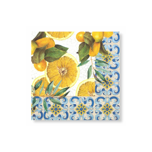 Manor Road Napkins Mediterranean Tile Cocktail