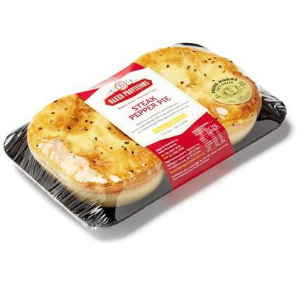 Baked Provisions Steak Pepper Pie 420g 2 Pack