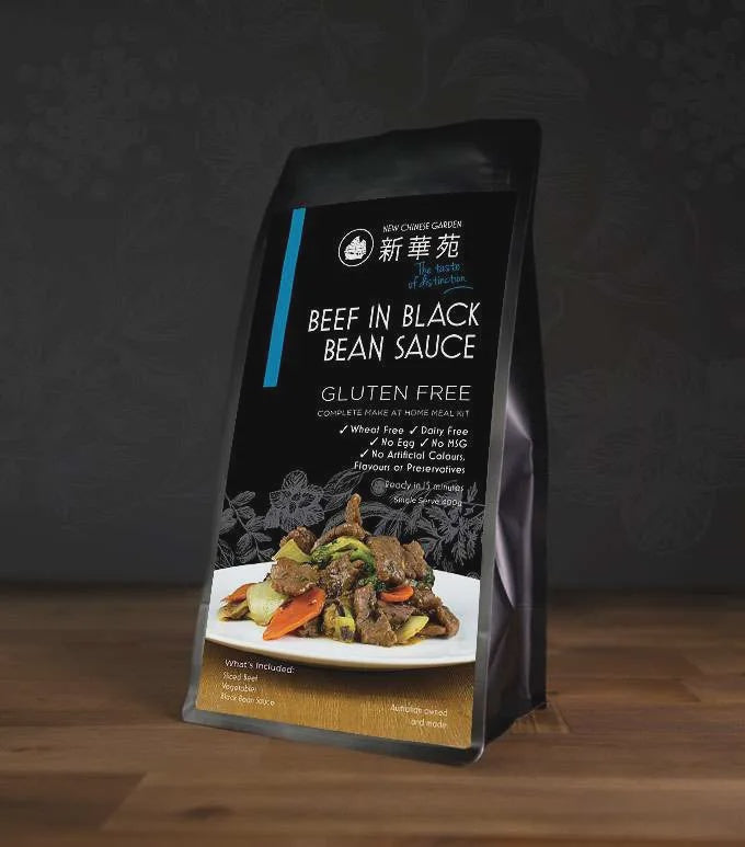 New Chinese Garden Beef In Black Bean Sauce  570g