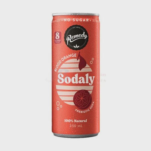 Remedy Sodaly Blood Orange Can 250ml