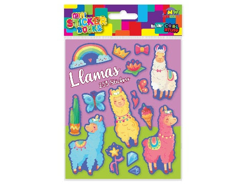 Mini Sticker Book - Llama