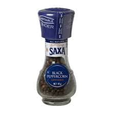 Saxa Grinder Black Peppercorn 45g