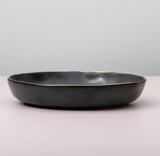 Ariel Salad Bowl Matt Black