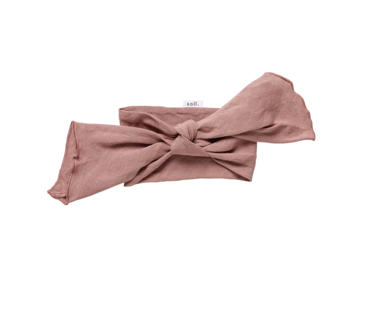 Linen Headband - Blush