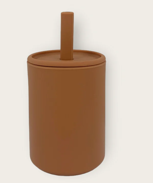 Rommer Cup with Lid + straw | Cinnamon