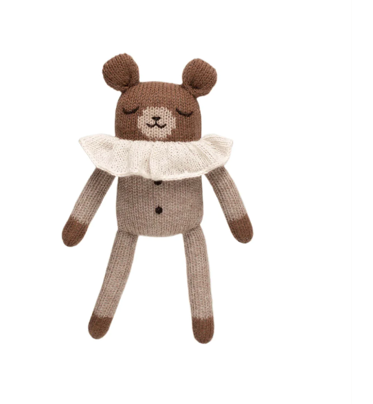 Knitted Teddy Oat Pyjamas