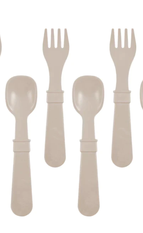 Replay Recycled Fork & Spoon Set | Sand