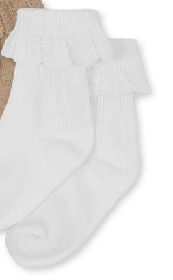 Konges Sløjd Frill Sock | White 17/18