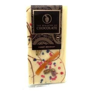 Ministry of Chocolate Sweet Bouquet White Bar 100g