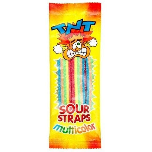 TNT Sour Straps Multicolour 57g