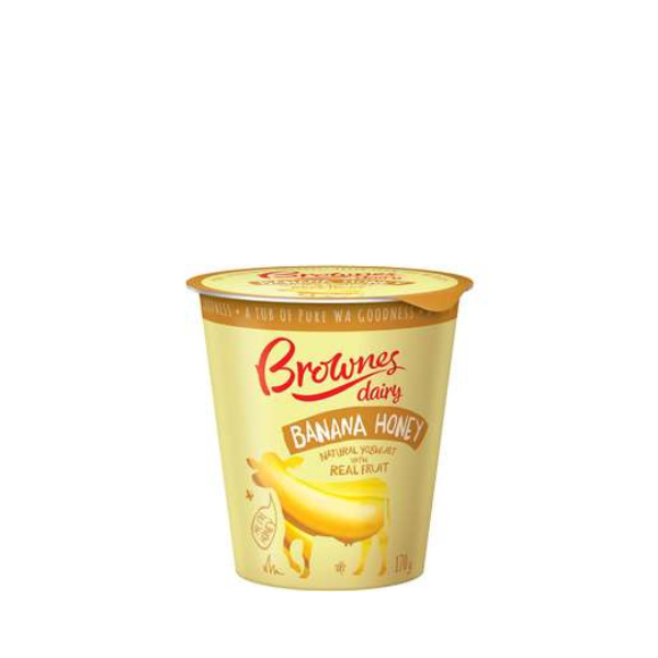 #Brownes Yoghurt Banana & Honey 170g