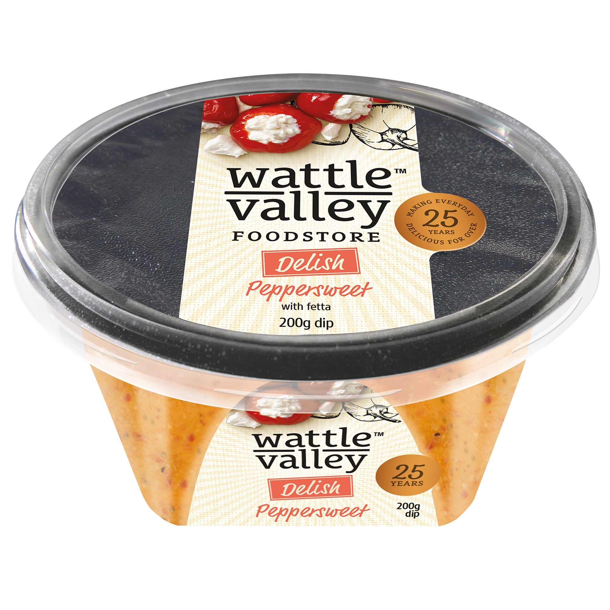 Wattle Valley Delish Dip Peppersweet with Feta 200g