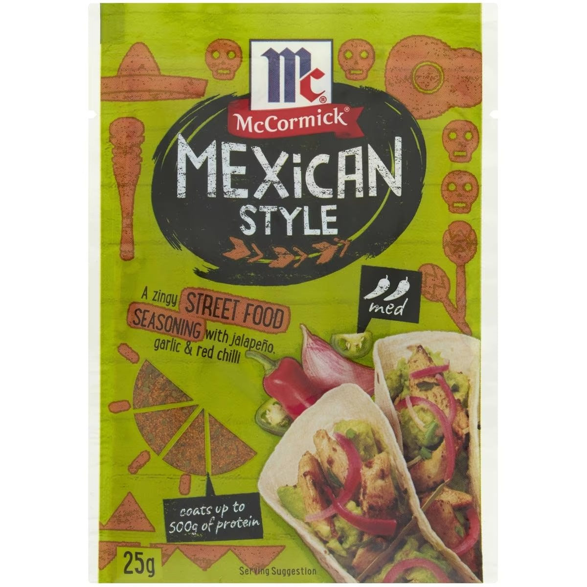 McCormicks Street Food Mexican Style Seasoning 25g