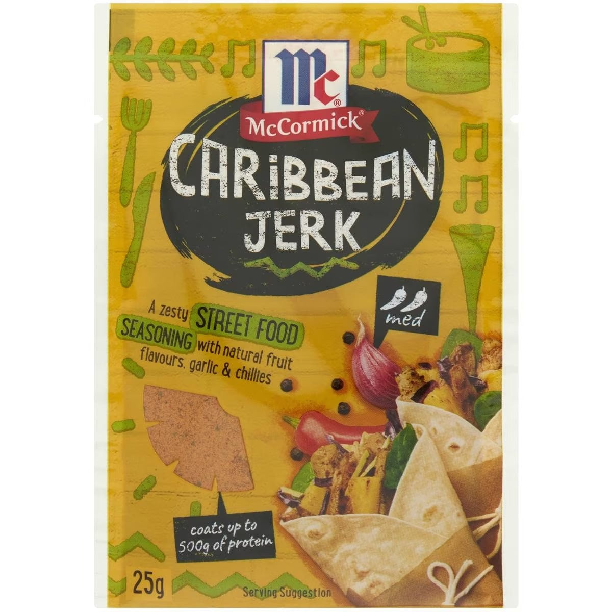 McCormicks Street Food Caribbean Jerk Seasoning 25g