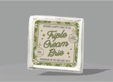 Adelaide Hills Xmas Triple Cream Brie Square 180g