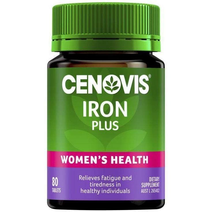 Cenovis Iron Plus Tablets 80pk