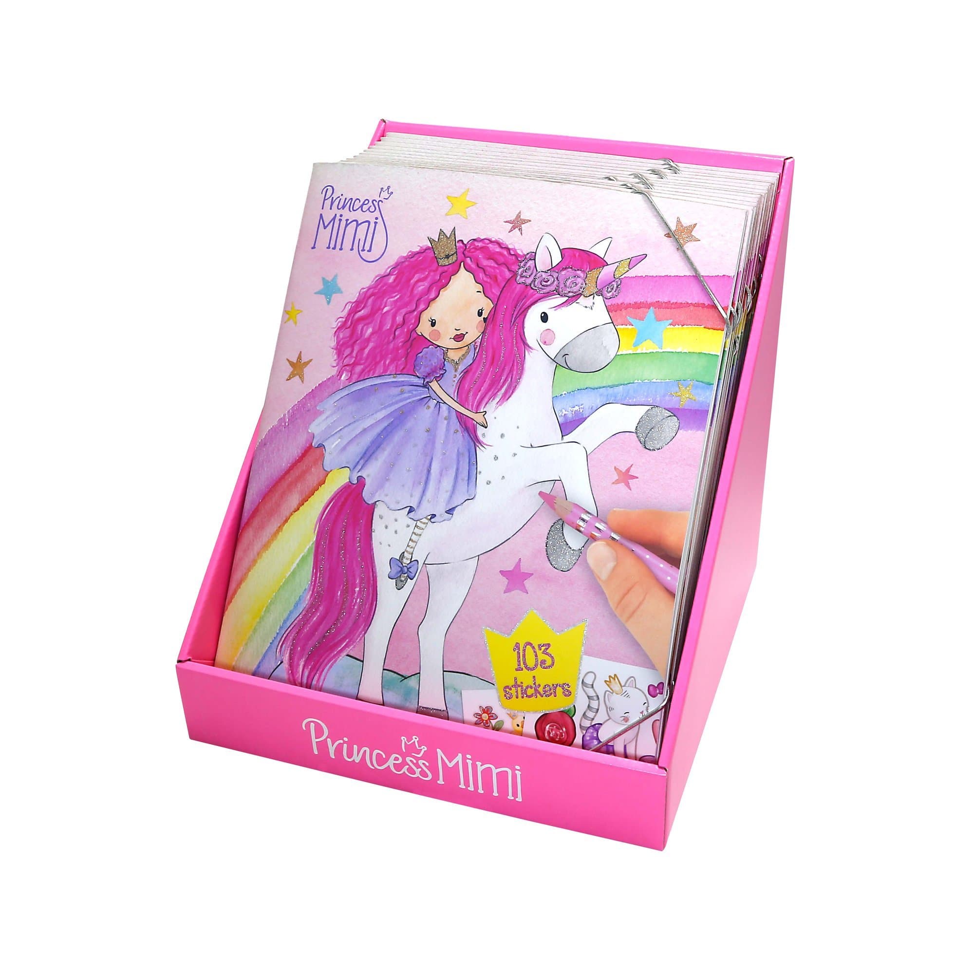 Princess Mimi Colouring Sticker Book