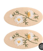 Embroided Snap Clip | Wildflower