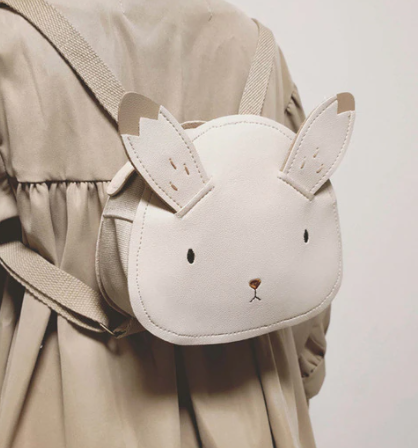 Beige Bunny Backpack