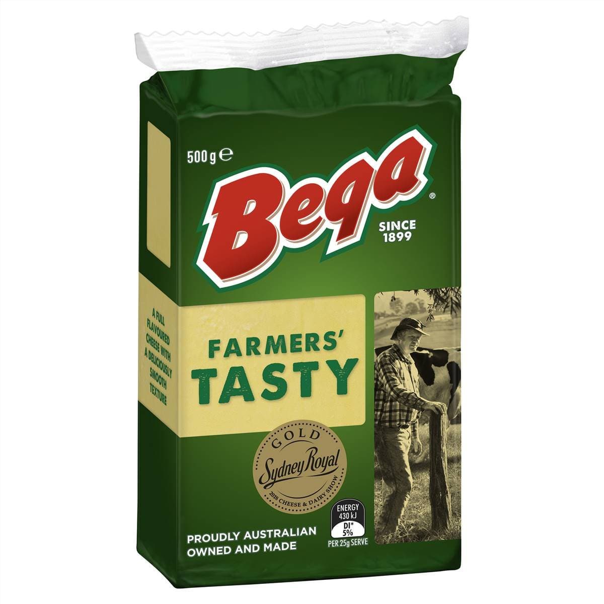 Bega Cheese Block Tasty 500g