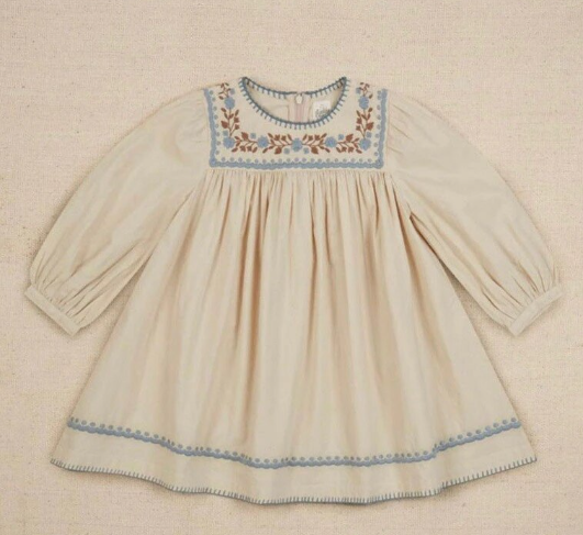 Girls Vintage Embroided Dress | Size 3