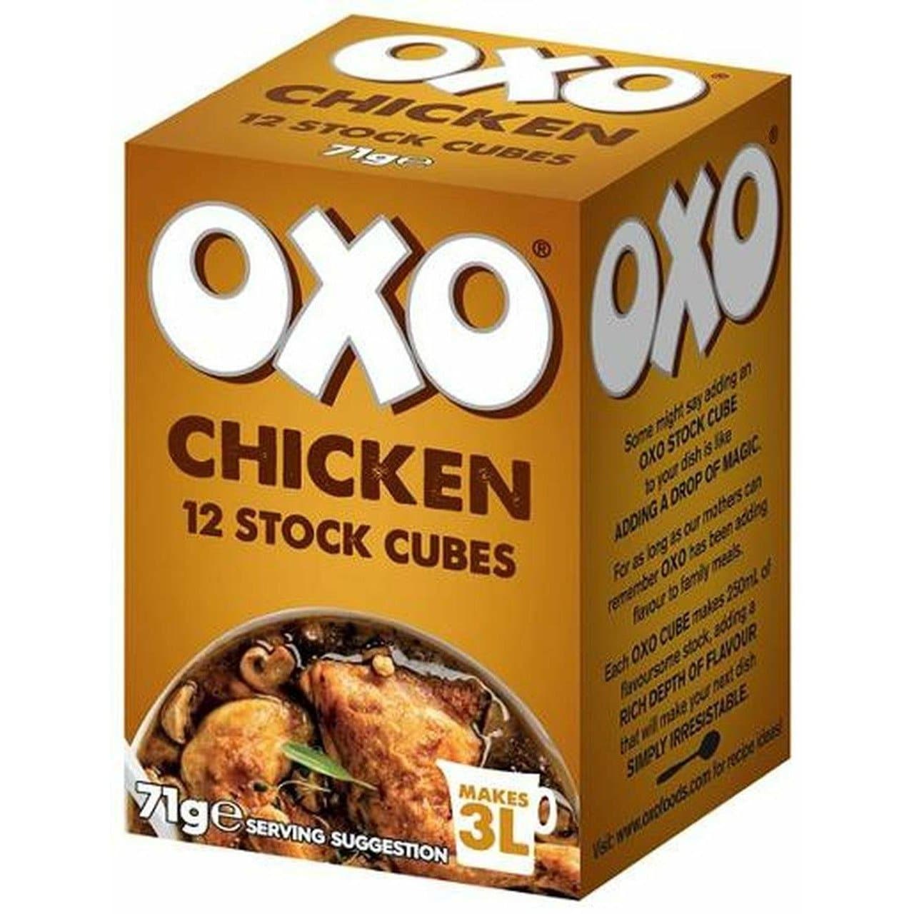 Oxo Stock Cubes Chicken 12pk 71g