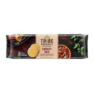 Tribe Organics Rice Crackers Smokey BBQ 100g