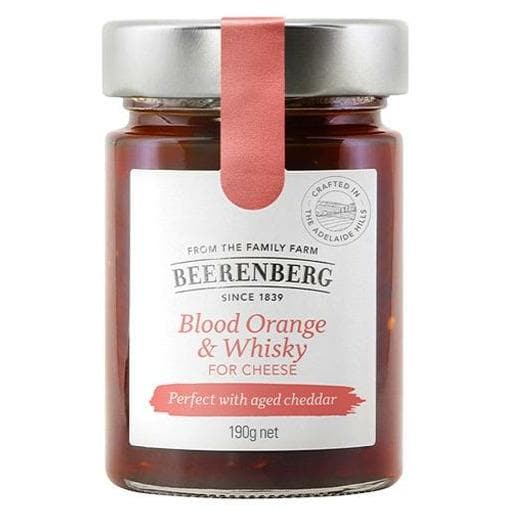 Beerenberg Blood Orange & Whisky for Cheese 190g