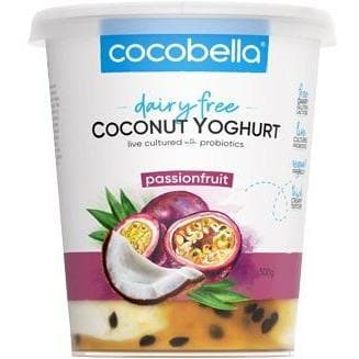 #Cocobella Dairy Free Coconut Yoghurt Passionfruit 500g