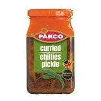 Pakco Curried Chillies Pickle 350g