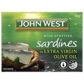 John West Wild Brisling Sardines In Extra Virgin Olive Oil 110g