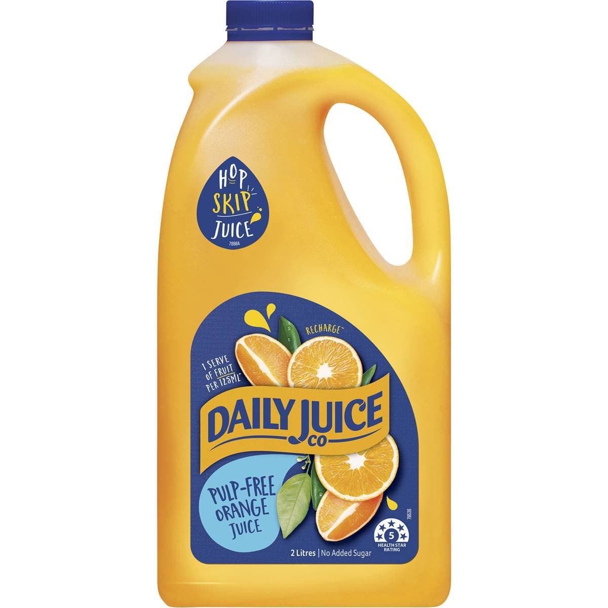 #Daily Juice Co Pulp Free Orange Juice 2L