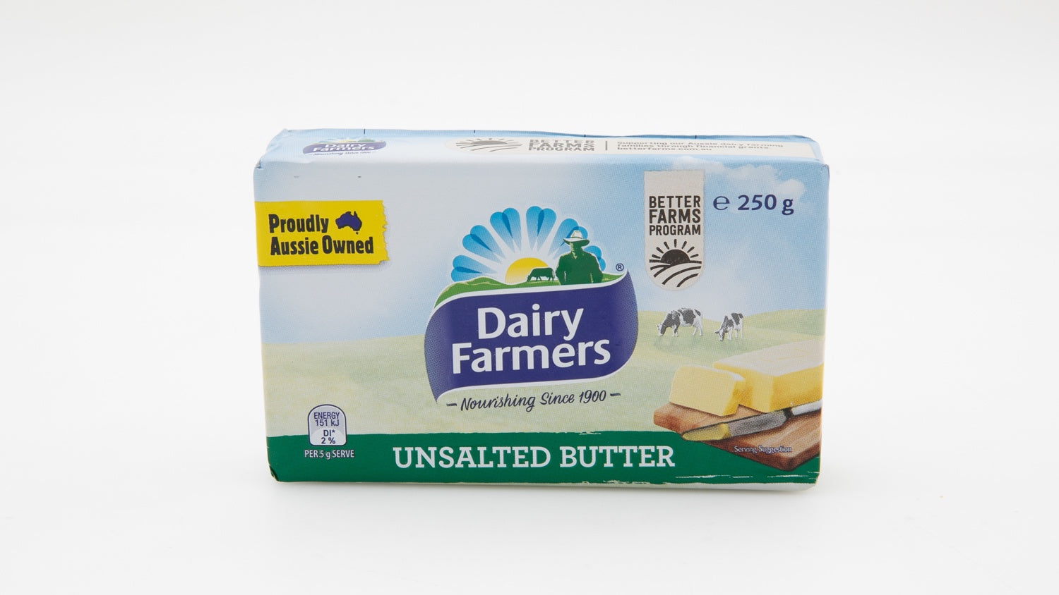 Dairy Farmers Unsalted Butter 250g