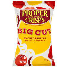 Proper Big Cut Chips Smoked Paprika Sweet & Smokey 140g