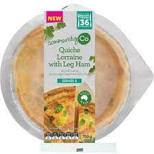 Community Co Quiche Lorraine with Leg Ham 700g