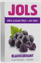 Jols Sugar Free Pastilles Blackcurrant 23g