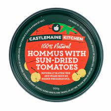 #Castlemaine Kitchen Hommus with Sun Dried Tomatoes Dip 200g