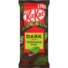 #Nestle Kit Kat Dark Tasmanian Mint Chocolate Block 160g