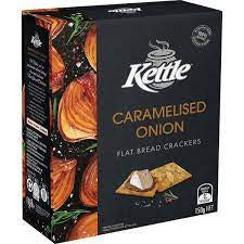 #Kettle Flat Bread Crackers Caramelised Onion 150g