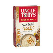 Uncle Tobys Oats Quick Sachets Classic Variety Porridge 350g