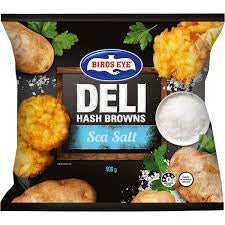 Birds Eye  Deli Hash Browns with Sea Salt 500g