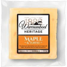 #Warrnambool Cheese Maple & Toffee 200g