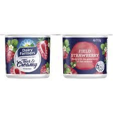 #Dairy Farmers Yoghurt Field Strawberry 4x110g