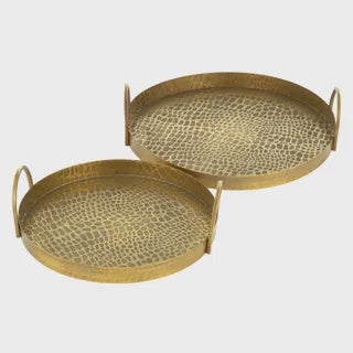 Metal Tray Gold - 31cm