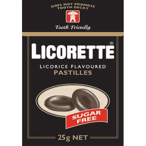 Licorette Licorice Pastilles 25g