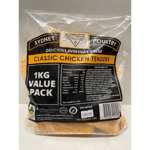 Sydney Poultry Classic Chicken Tenders 1kg