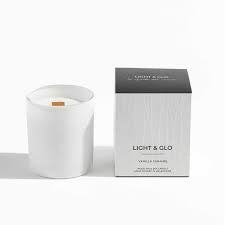 Light & Glo Monochrome Candle White Lemongrass & Persian Lime