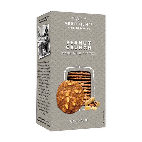 Verduijns Biscuits Peanut Crunch 75g