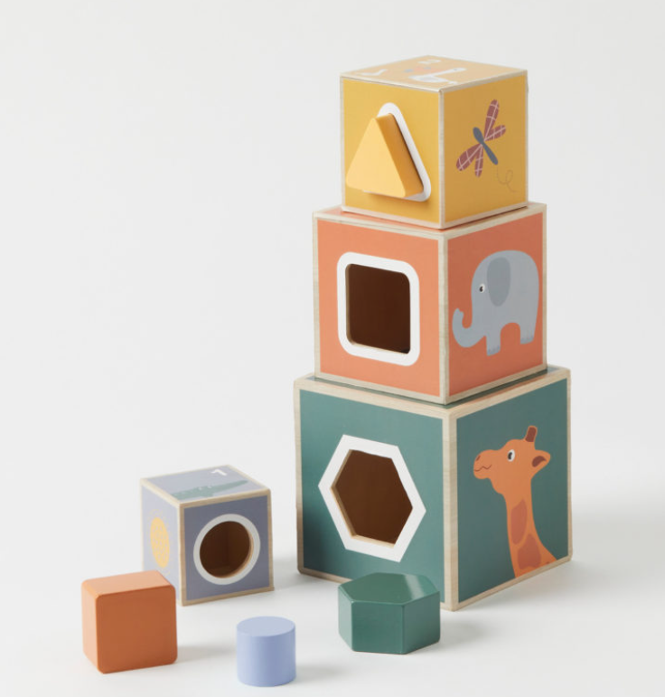 Animal Stacking Cubes